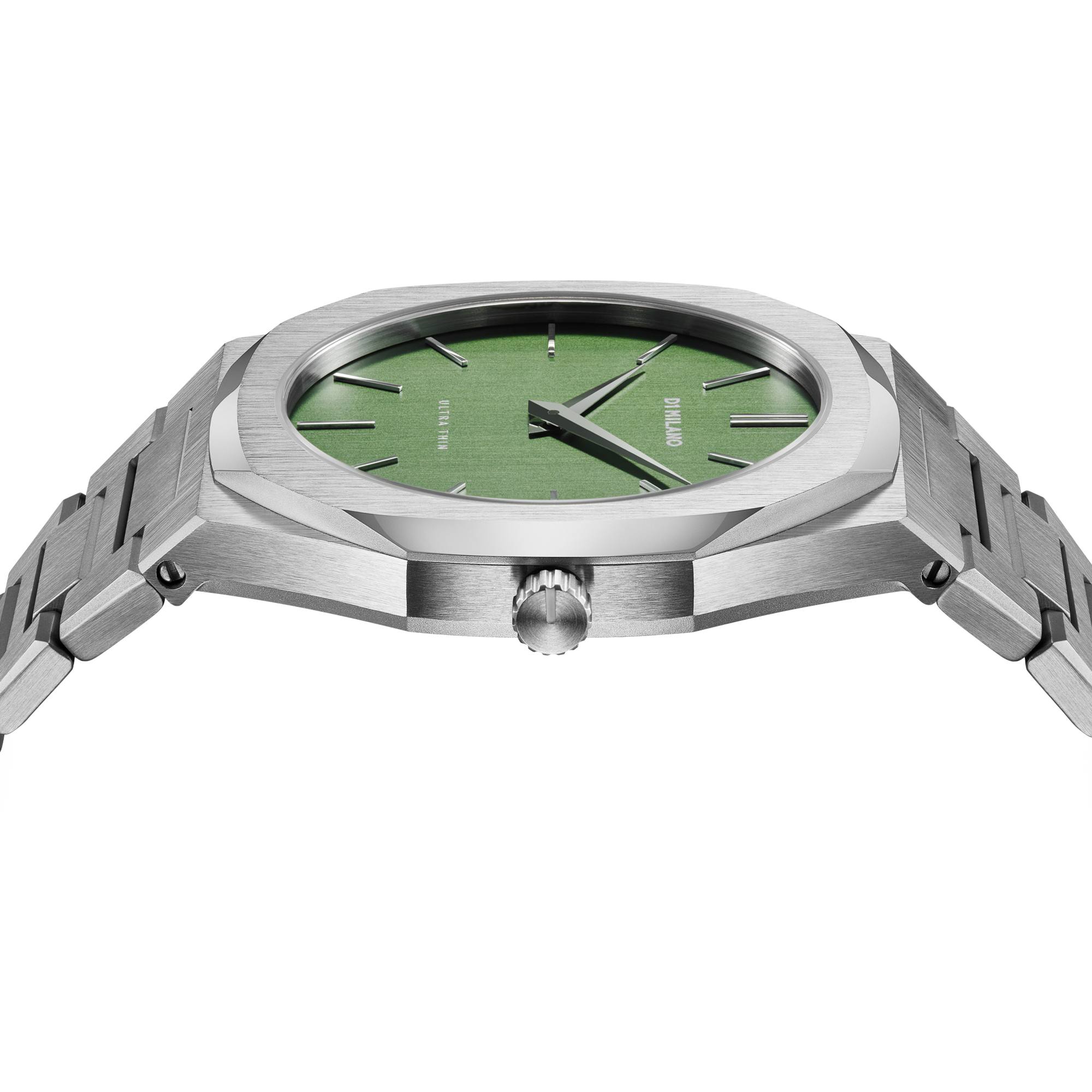 D1 Milano Ultra Slim 40mm Moss Watch-Quartz Watches-PEROZ Accessories