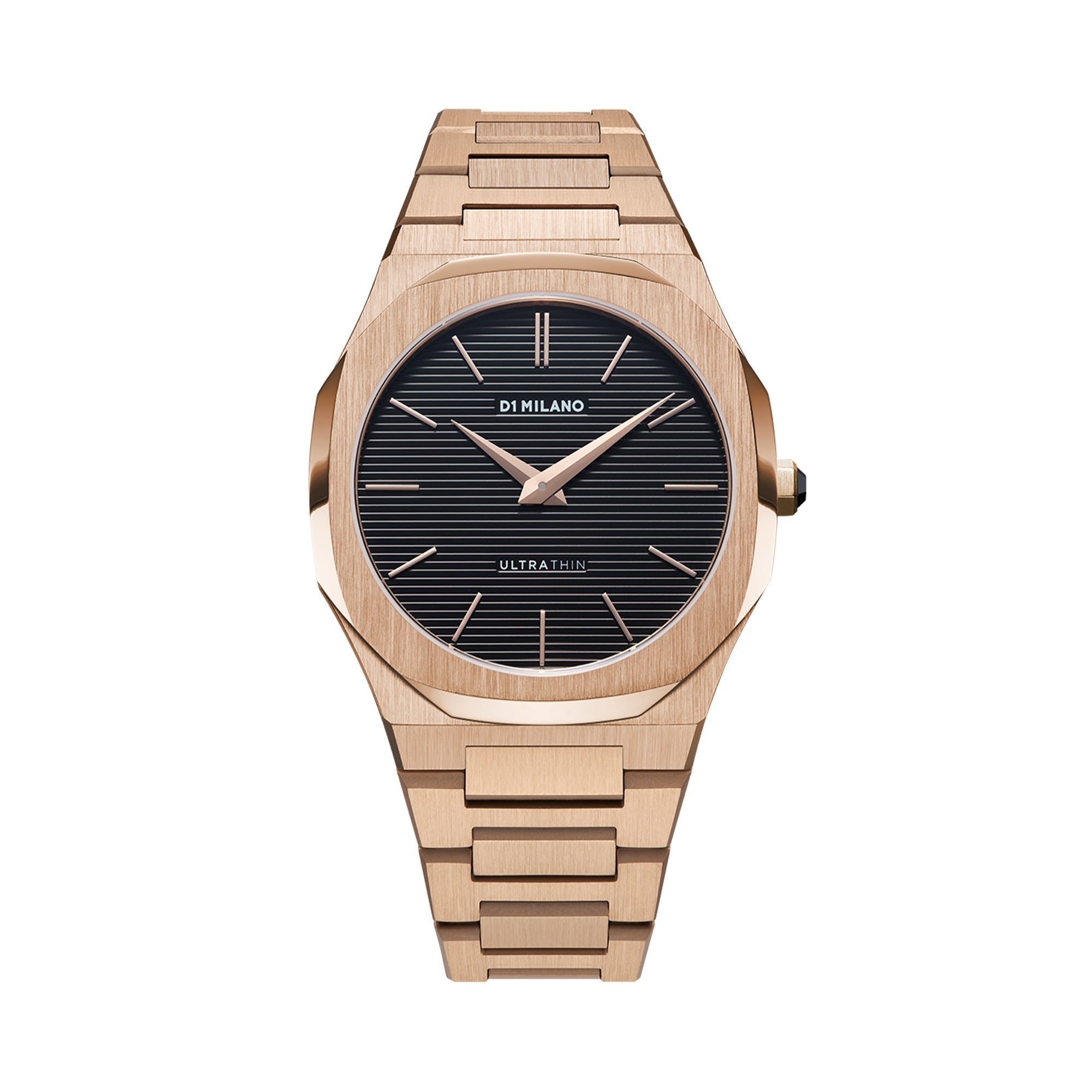 D1 Milano Ultra Slim 40mm Rose Gold Watch-Quartz Watches-PEROZ Accessories