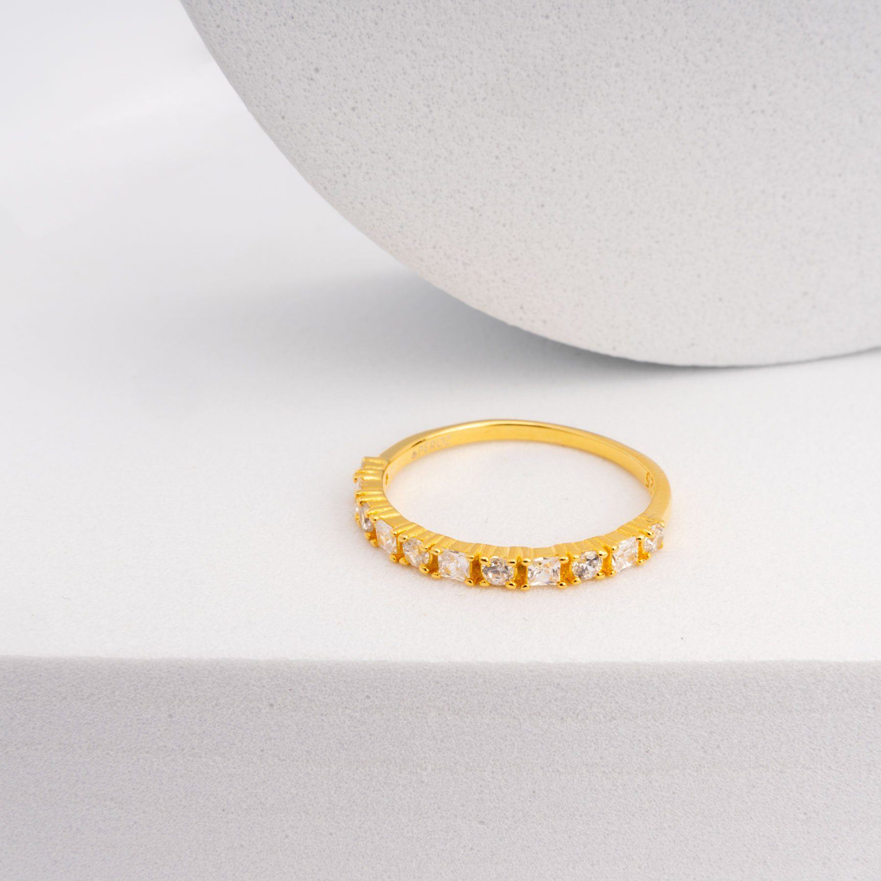 Gold Valeria Ring for Women - 925 Sterling Silver Band | Peroz