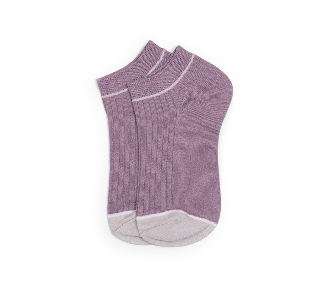 TARRAMARRA® 100% Cotton Color Matching Shallow Mouth Socks One Pair-PEROZ Accessories