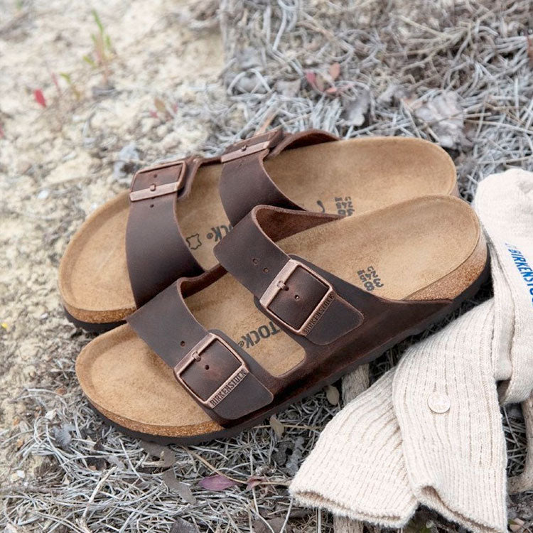 Birkenstock Arizona Oiled Leather Habana Unisex-Fashion-PEROZ Accessories