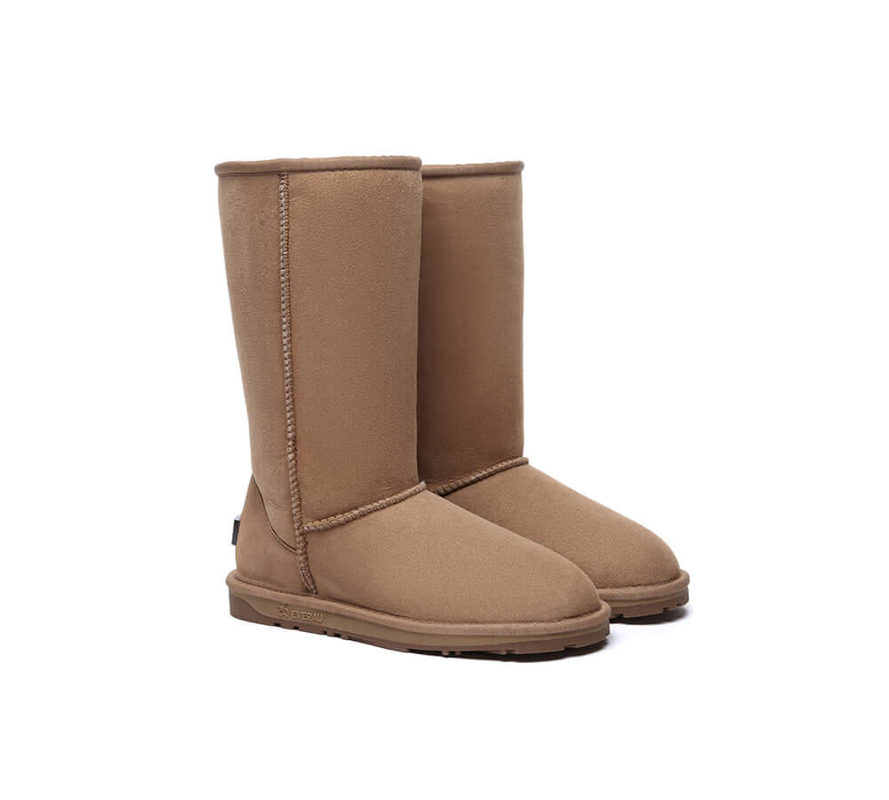 UGG EVERAU® UGG Boots Double Faced Sheepskin Wool Tall Classic-PEROZ Accessories