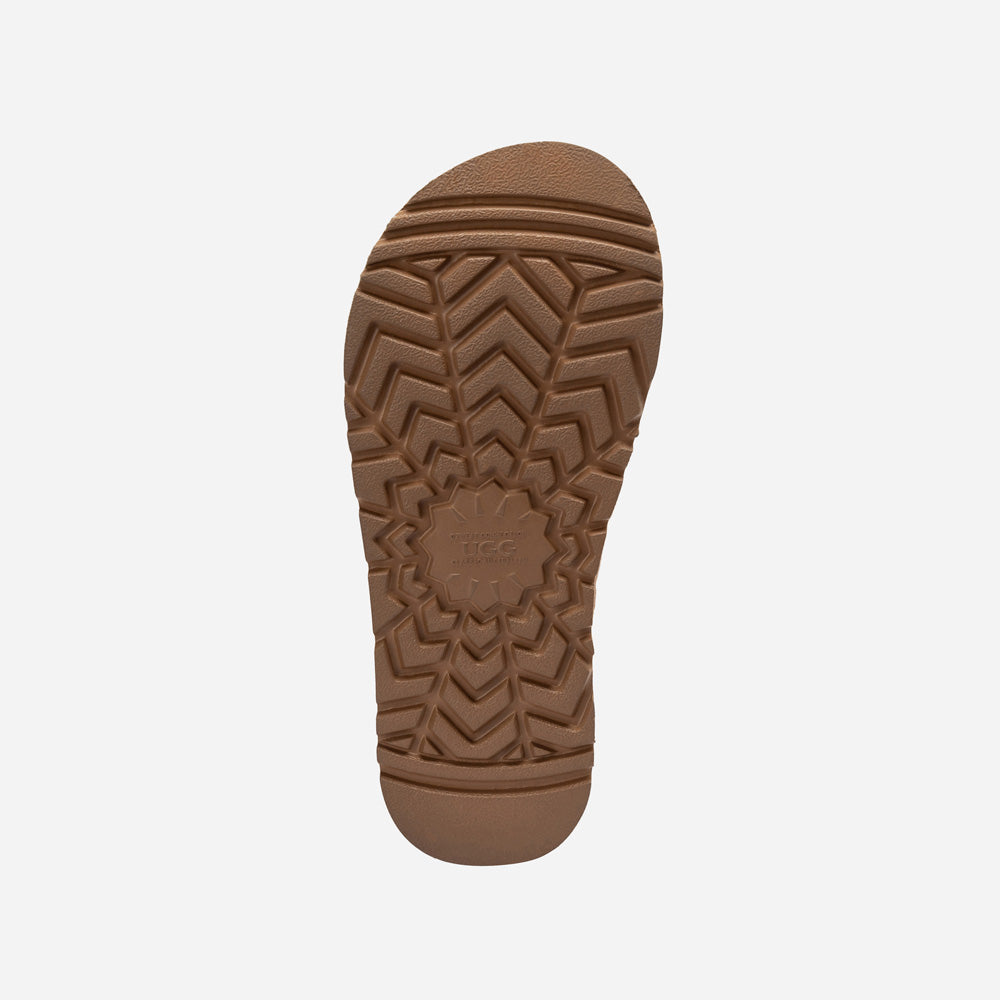 Ugg Violet Matelasse Shearling Platform Slipper-Women Slippers-PEROZ Accessories