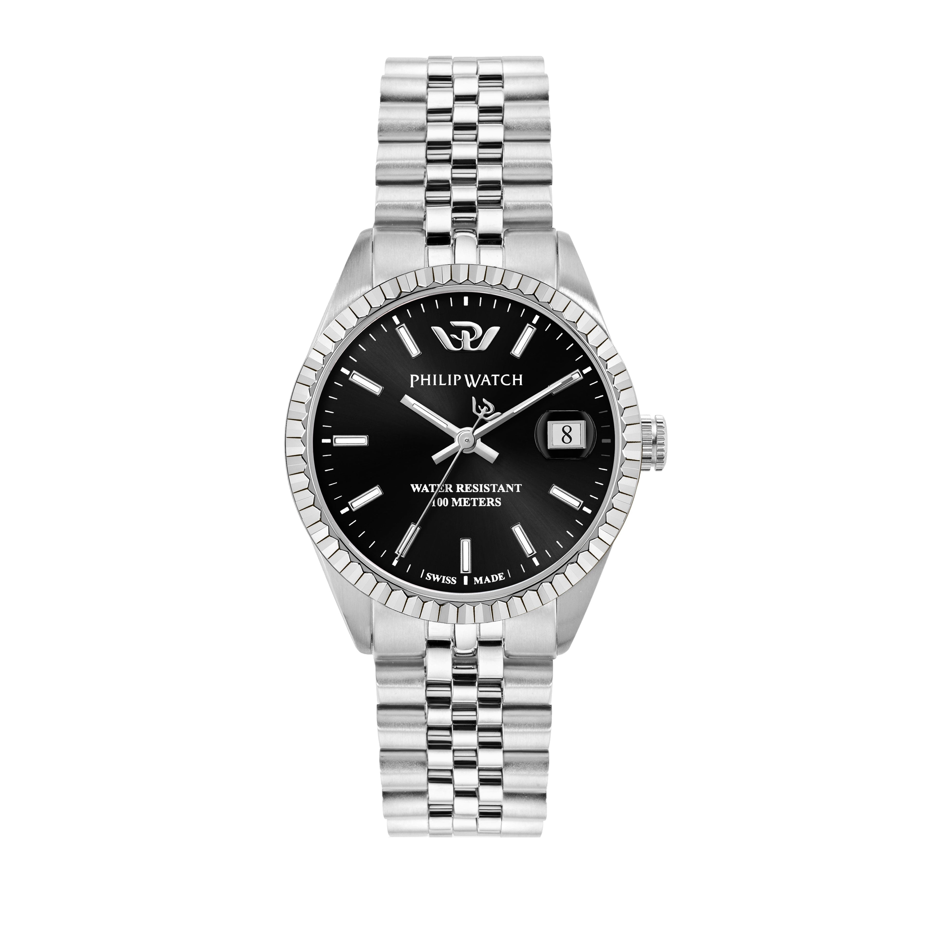 Philip Watch Caribe 35mm Silver Women&