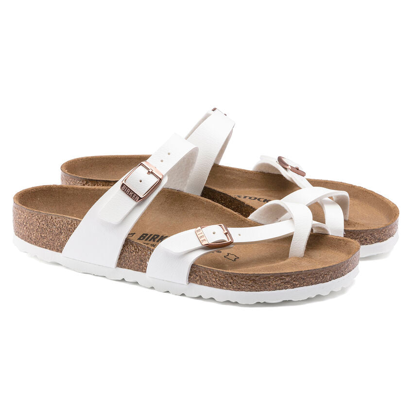 Birkenstock Mayari Birko-Flor Sandal White-Fashion-PEROZ Accessories