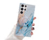 Anymob Samsung Phone Case Style Crack Granite Marble Fold Holder Soft Cover Light Blue For S22 Ultra S21 Plus Note 20 S20 FE S10 A51 A71 A50-Mobile Phone Cases-PEROZ Accessories
