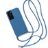 Anymob Huawei Phone Case Blue Necklace Lanyard Crossbody Cord Rope Soft Silicone-Mobile Phone Cases-PEROZ Accessories