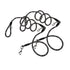 SOGA 2X 220cm Multifunction Hands Free Rope Pet Cat Dog Puppy Double Ended Leash for Walking Training Tracking Obedience Black-Dog Collars-PEROZ Accessories
