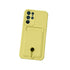 Anymob Samsung Yellow Phone Case Soft Silicone Card Slots Cover-Mobile Phone Cases-PEROZ Accessories