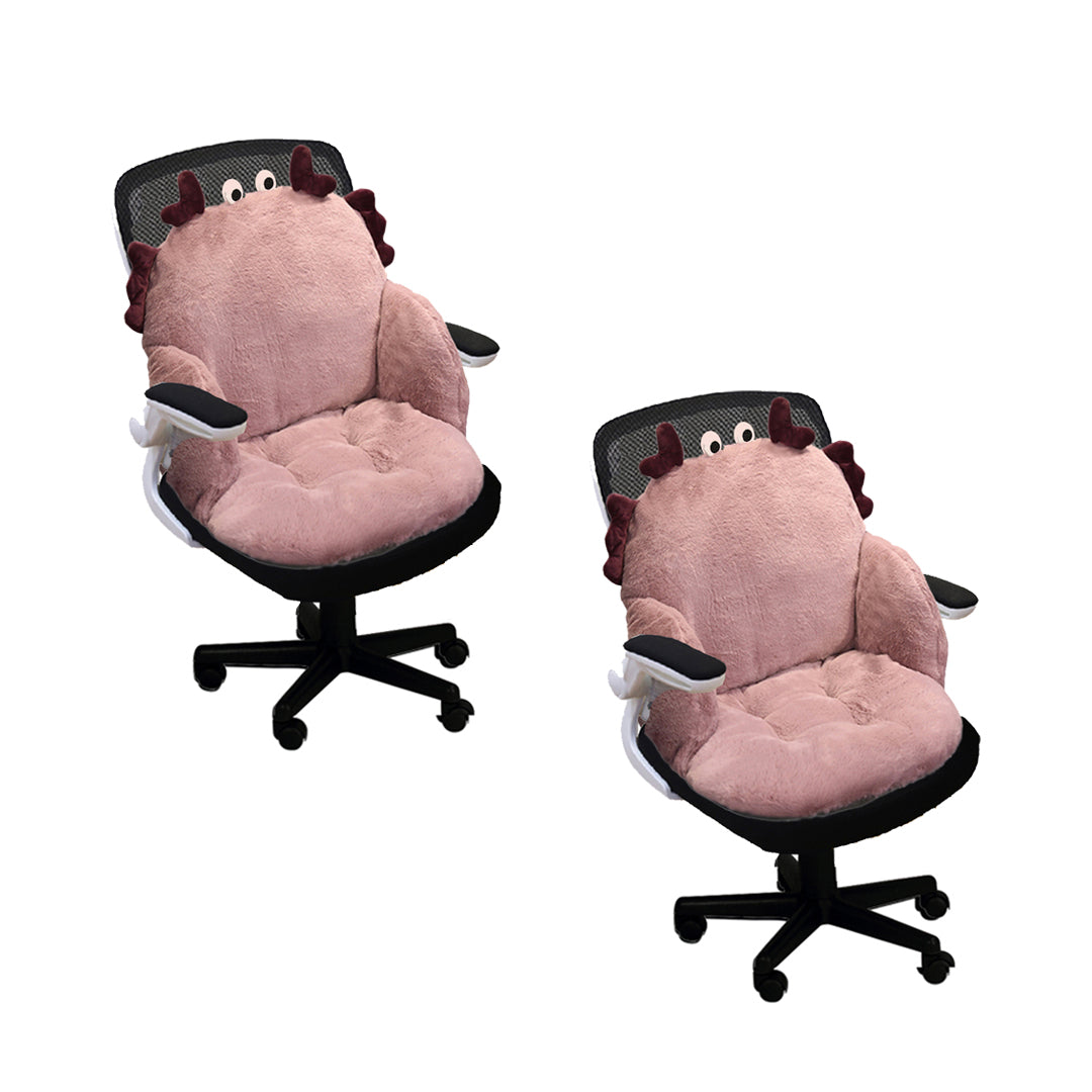 SOGA 2X Purple Crab Shape Cushion Soft Leaning Bedside Pad Sedentary Plushie Pillow Home Decor-Chair & Sofa Cushions-PEROZ Accessories