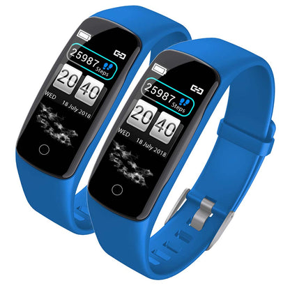 SOGA 2X Sport Monitor Wrist Touch Fitness Tracker Smart Watch Blue-Smart Watches-PEROZ Accessories