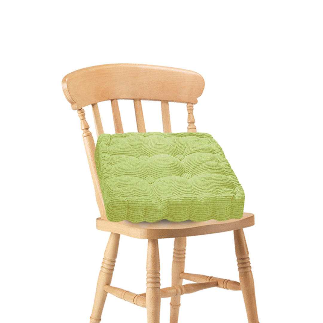 SOGA Green Square Cushion Soft Leaning Plush Backrest Throw Seat Pillow Home Office Sofa Decor-Chair & Sofa Cushions-PEROZ Accessories