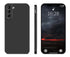 Anymob Samsung Phone Case Black Soft Silicone For Galaxy S22 Ultra S21 FE S20 Plus Note 20 A12 A22 A32 A52 A72 A51 A71 A13 A33 A53 Cover-Mobile Phone Cases-PEROZ Accessories
