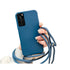 Anymob Huawei Phone Case Dark Blue Necklace Lanyard Crossbody Cord Rope Silicone-Mobile Phone Cases-PEROZ Accessories