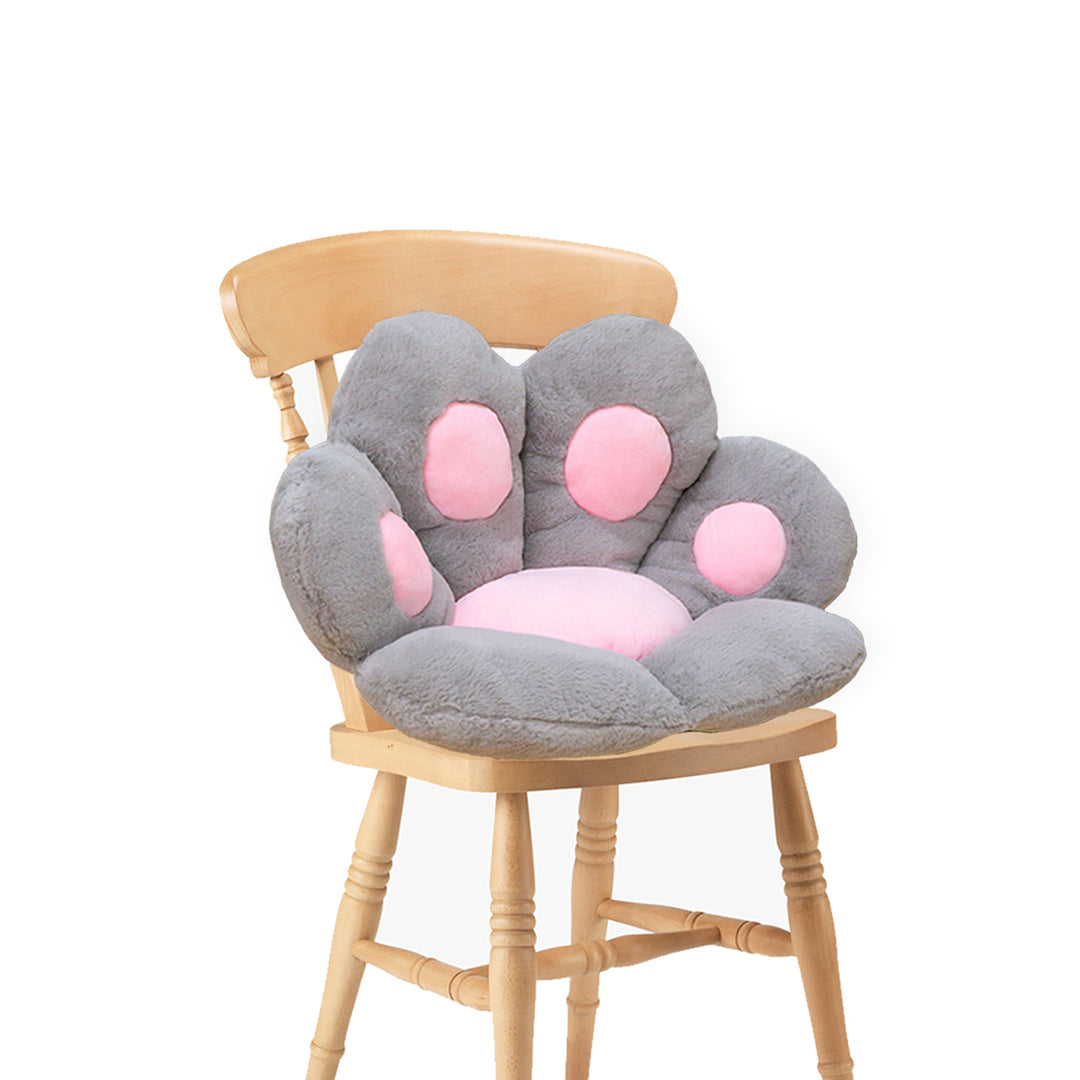 SOGA 70cm Grey Paw Shape Cushion Warm Lazy Sofa Decorative Pillow Backseat Plush Mat Home Decor-Chair & Sofa Cushions-PEROZ Accessories