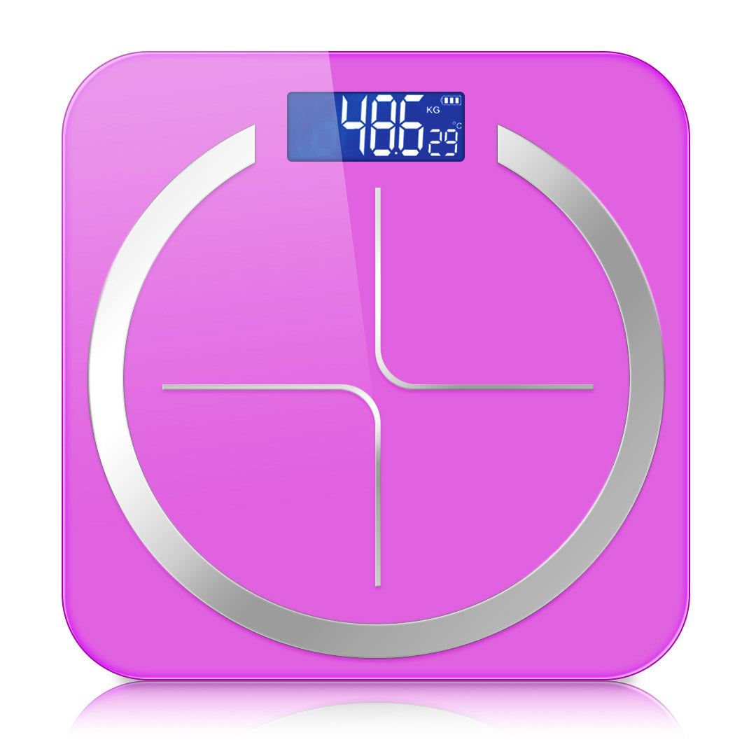 SOGA 180kg Glass LCD Digital Fitness Weight Bathroom Body Electronic Scales Pink-Body Weight Scales-PEROZ Accessories