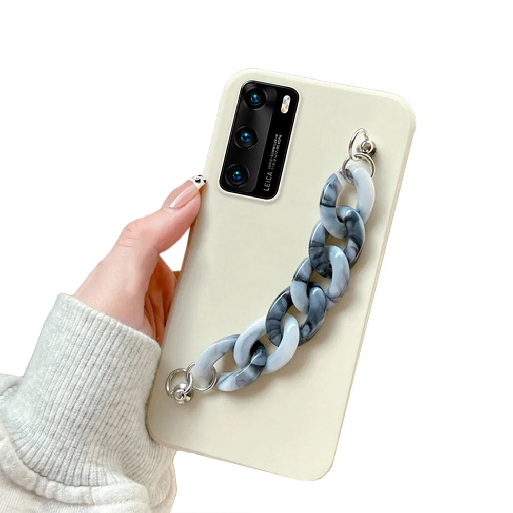 Anymob Huawei Phone Case Petticoat Luxury Marble Bracelet Silicone Cover P40 Lite P30 Lite P20 P40 Pro Mate 20 P Smart 2021 Compatible-Mobile Phone Cases-PEROZ Accessories