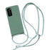 Anymob Huawei Phone Case Green Necklace Lanyard Crossbody Cord Rope Soft Silicone-Mobile Phone Cases-PEROZ Accessories