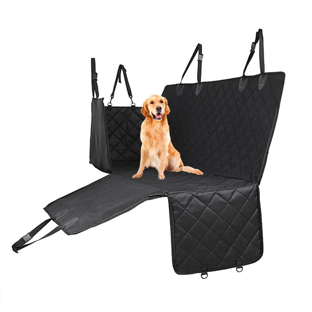 SOGA 600D Oxford Cloth Waterproof Dog Car Cover Back Seat Protector Hammock Non Slip Pet Mat Black-Pet Carriers & Travel Products-PEROZ Accessories