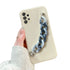 Anymob Samsung Mobile Marble Bracelet Phone Case in White Blue Case Design For S10 S20 S21 S22 Plus Ultra FE Note With Wrist Strap Silicone Cover-Mobile Phone Cases-PEROZ Accessories