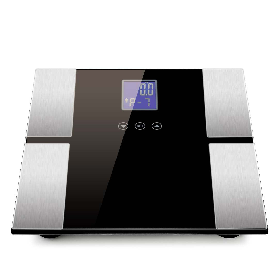 SOGA Digital Electronic LCD Bathroom Body Fat Scale Weighing Scales Weight Monitor Black-Body Weight Scales-PEROZ Accessories