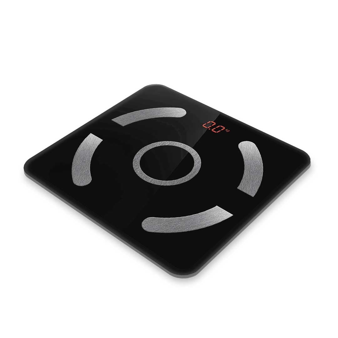 SOGA 2X Wireless Bluetooth Digital Body Fat Scale Bathroom Weighing Scales Health Analyzer Weight Black-Body Weight Scales-PEROZ Accessories