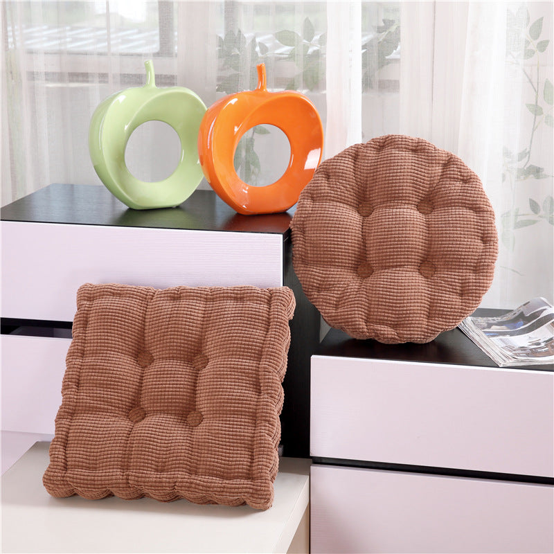 SOGA Coffee Round Cushion Soft Leaning Plush Backrest Throw Seat Pillow Home Office Decor-Chair & Sofa Cushions-PEROZ Accessories