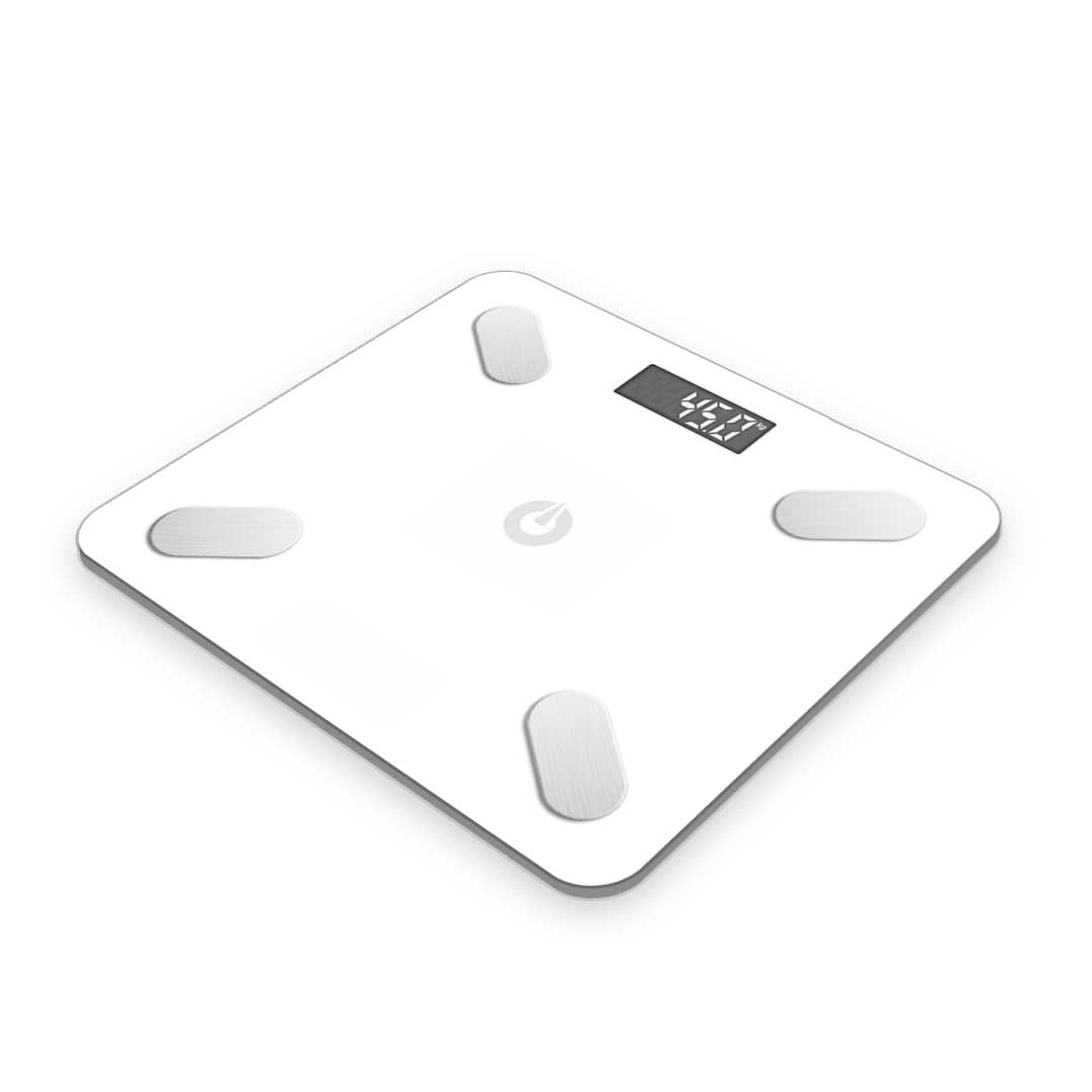 SOGA 2X Wireless Bluetooth Digital Body Fat Scale Bathroom Weighing Scales Health Analyzer Weight White-Body Weight Scales-PEROZ Accessories