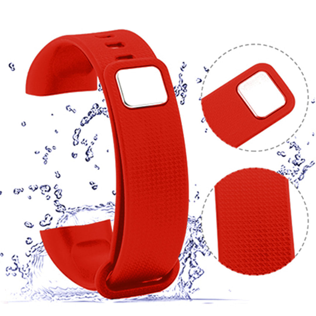 SOGA Smart Watch Model RD11 Compatible Sport Strap Wrist Bracelet Band Red-Watch Accessories-PEROZ Accessories