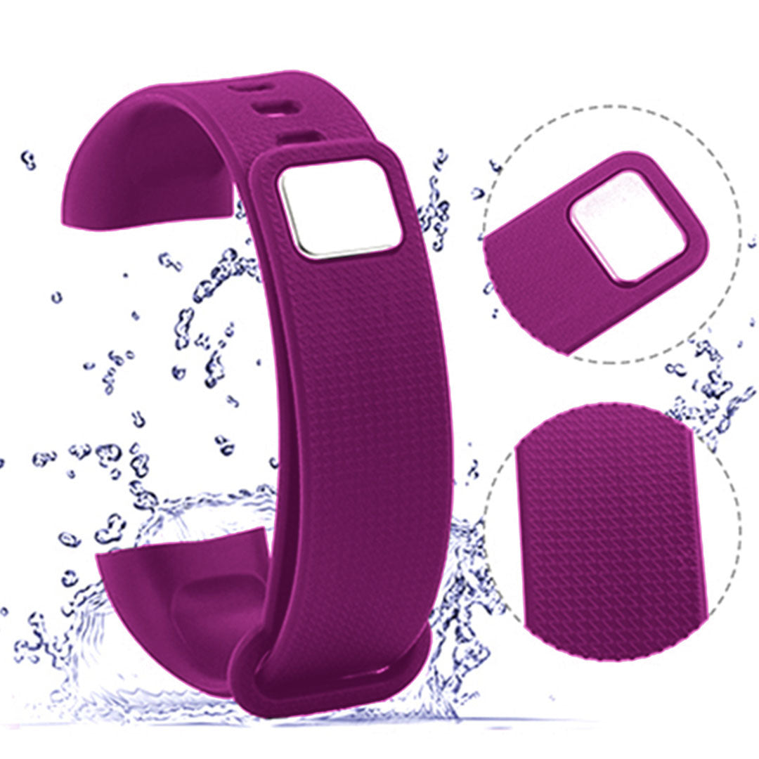 SOGA Smart Watch Model RD11 Compatible Sport Strap Wrist Bracelet Band Purple-Watch Accessories-PEROZ Accessories