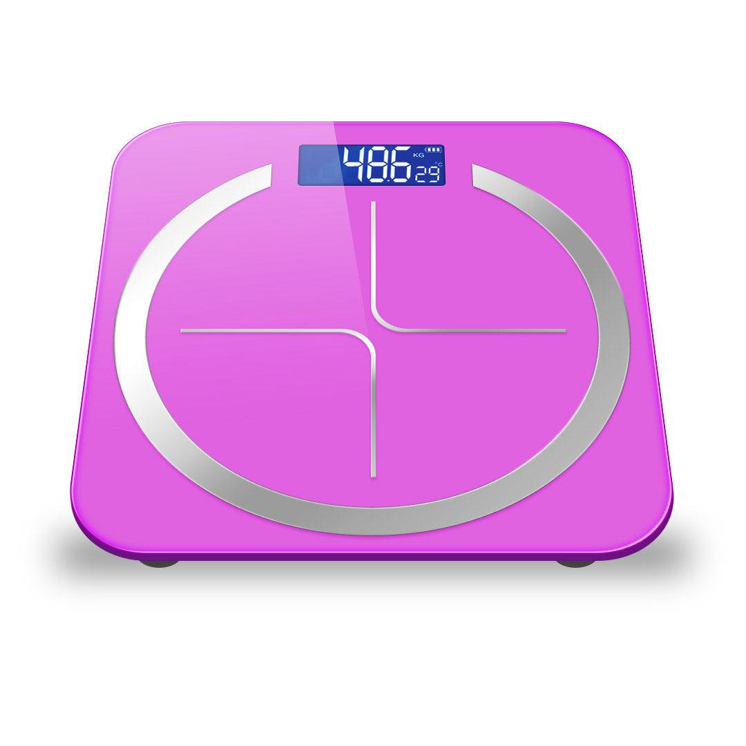 SOGA 180kg Glass LCD Digital Fitness Weight Bathroom Body Electronic Scales Pink-Body Weight Scales-PEROZ Accessories