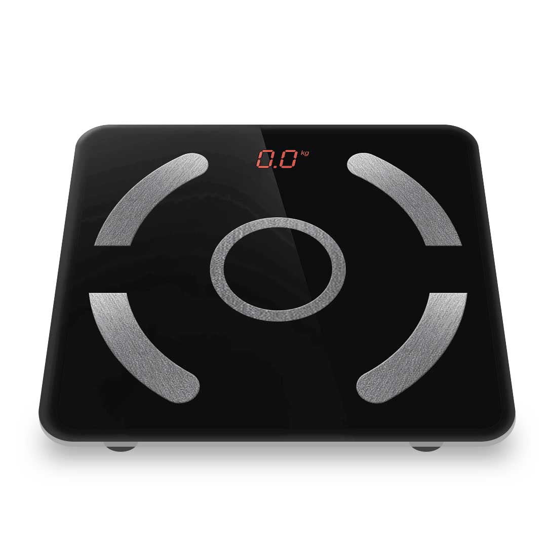 SOGA Wireless Bluetooth Digital Body Fat Scale Bathroom Weighing Scales Health Analyzer Weight Black-Body Weight Scales-PEROZ Accessories