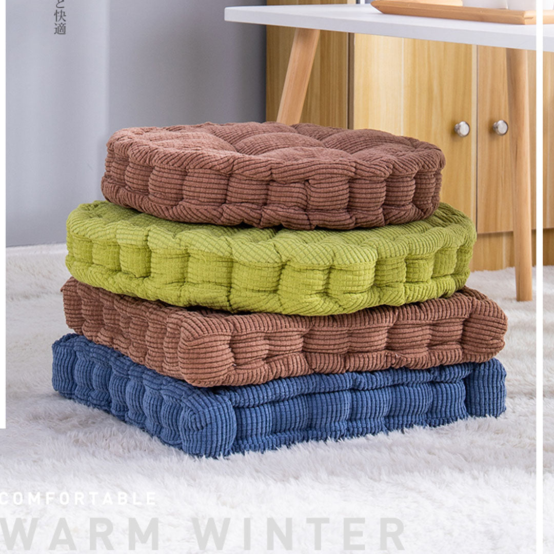 SOGA Coffee Round Cushion Soft Leaning Plush Backrest Throw Seat Pillow Home Office Decor-Chair & Sofa Cushions-PEROZ Accessories