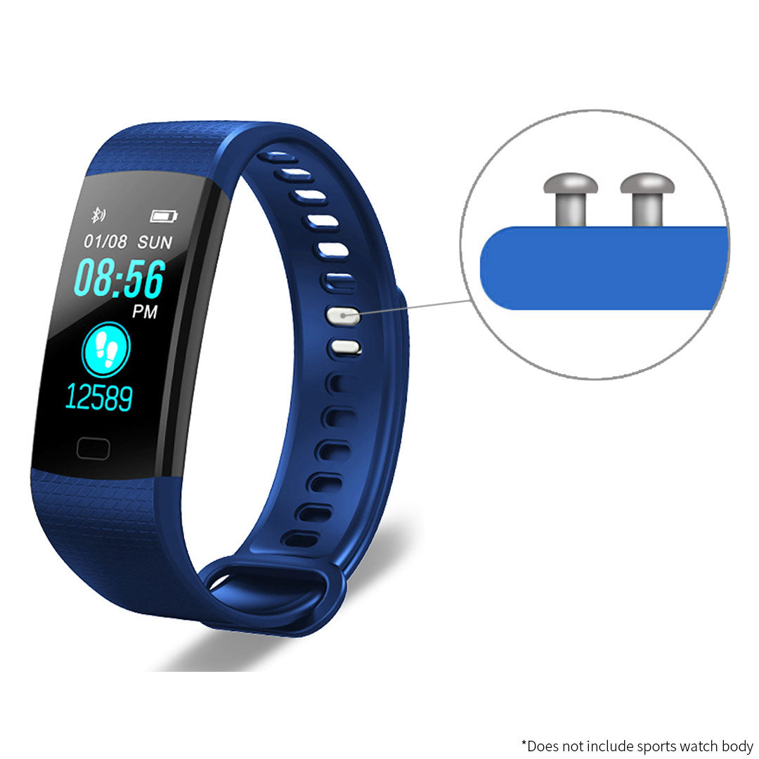 SOGA Smart Watch Model RD11 Compatible Sport Strap Wrist Bracelet Band Blue-Watch Accessories-PEROZ Accessories