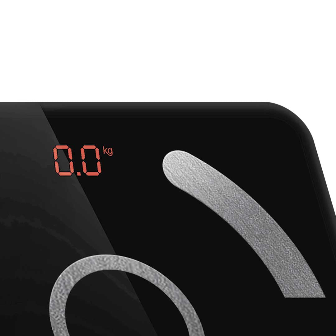 SOGA Wireless Bluetooth Digital Body Fat Scale Bathroom Weighing Scales Health Analyzer Weight Black-Body Weight Scales-PEROZ Accessories