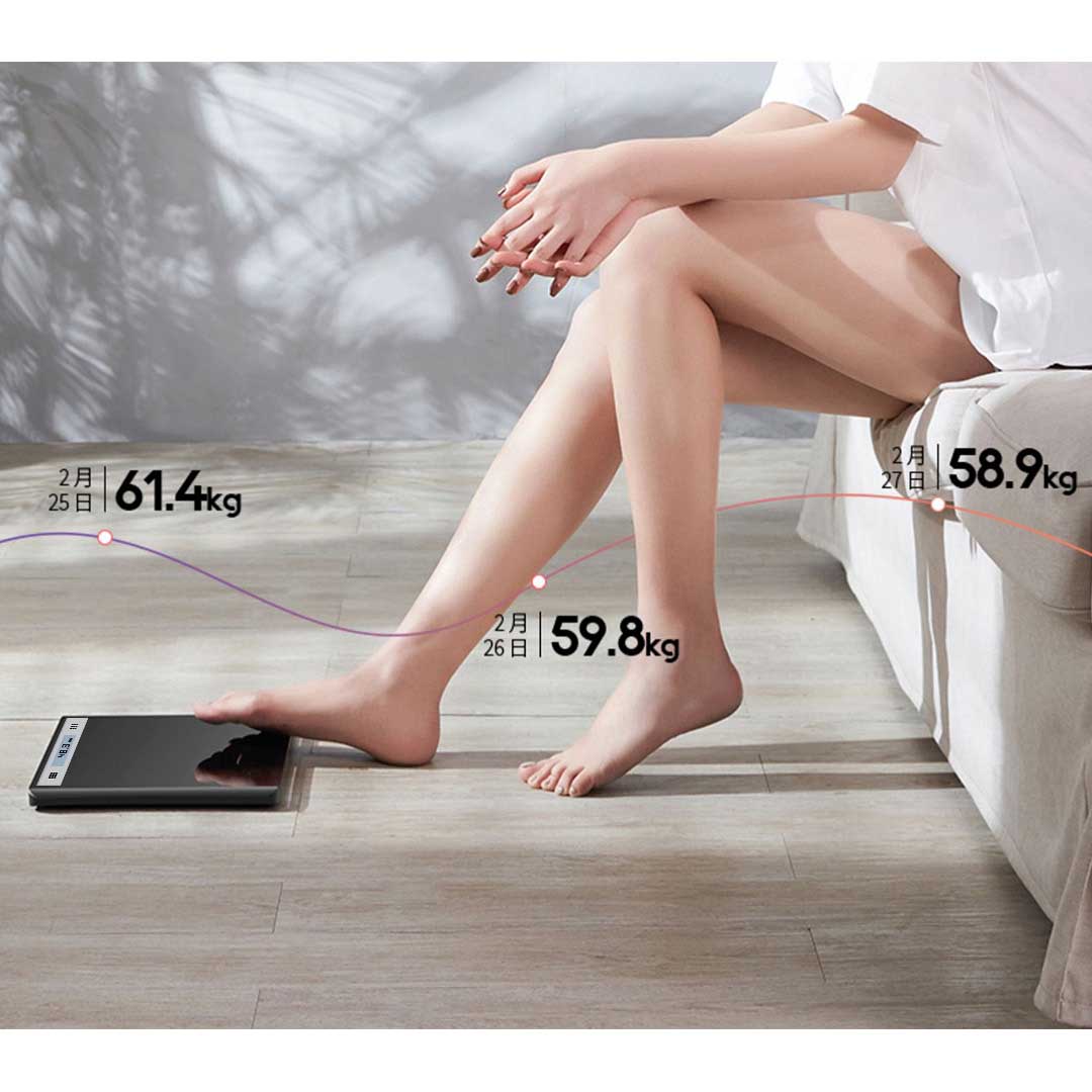 SOGA 180kg Electronic Talking Scale Weight Fitness Glass Bathroom Scale LCD Display Stainless-Body Weight Scales-PEROZ Accessories