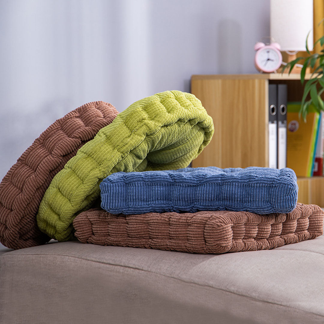 SOGA Coffee Round Cushion Soft Leaning Plush Backrest Throw Seat Pillow Home Office Decor-Chair & Sofa Cushions-PEROZ Accessories