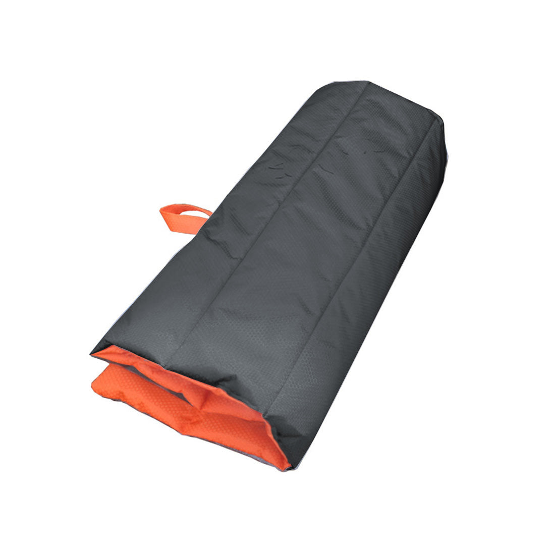 SOGA Grey Camping Pet Mat Waterproof Foldable Sleeping Mattress with Storage Bag Travel Outdoor Essentials-Pet Carriers & Travel Products-PEROZ Accessories