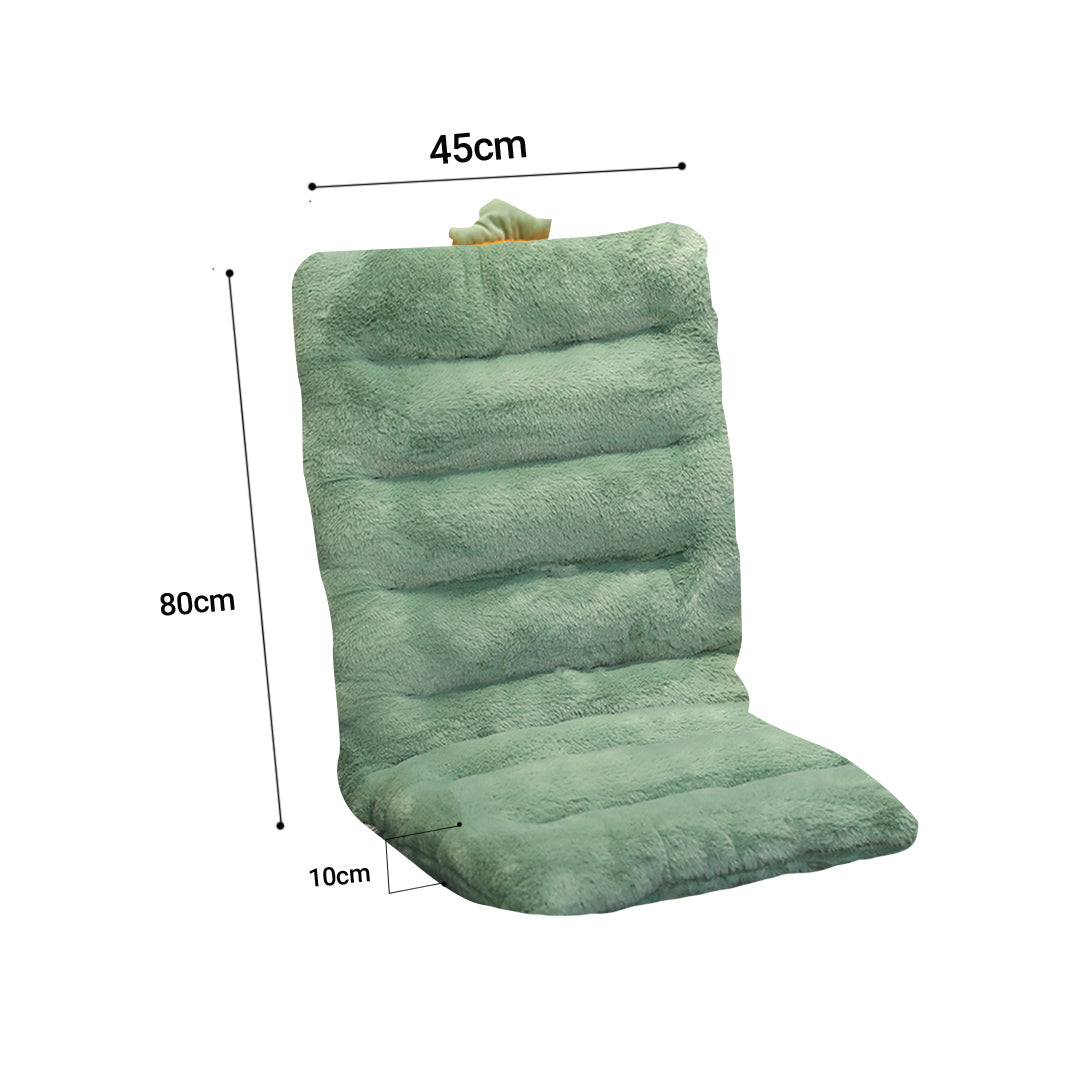 SOGA Green One Piece Dino Cushion Office Sedentary Butt Mat Back Waist Chair Support Home Decor-Chair & Sofa Cushions-PEROZ Accessories