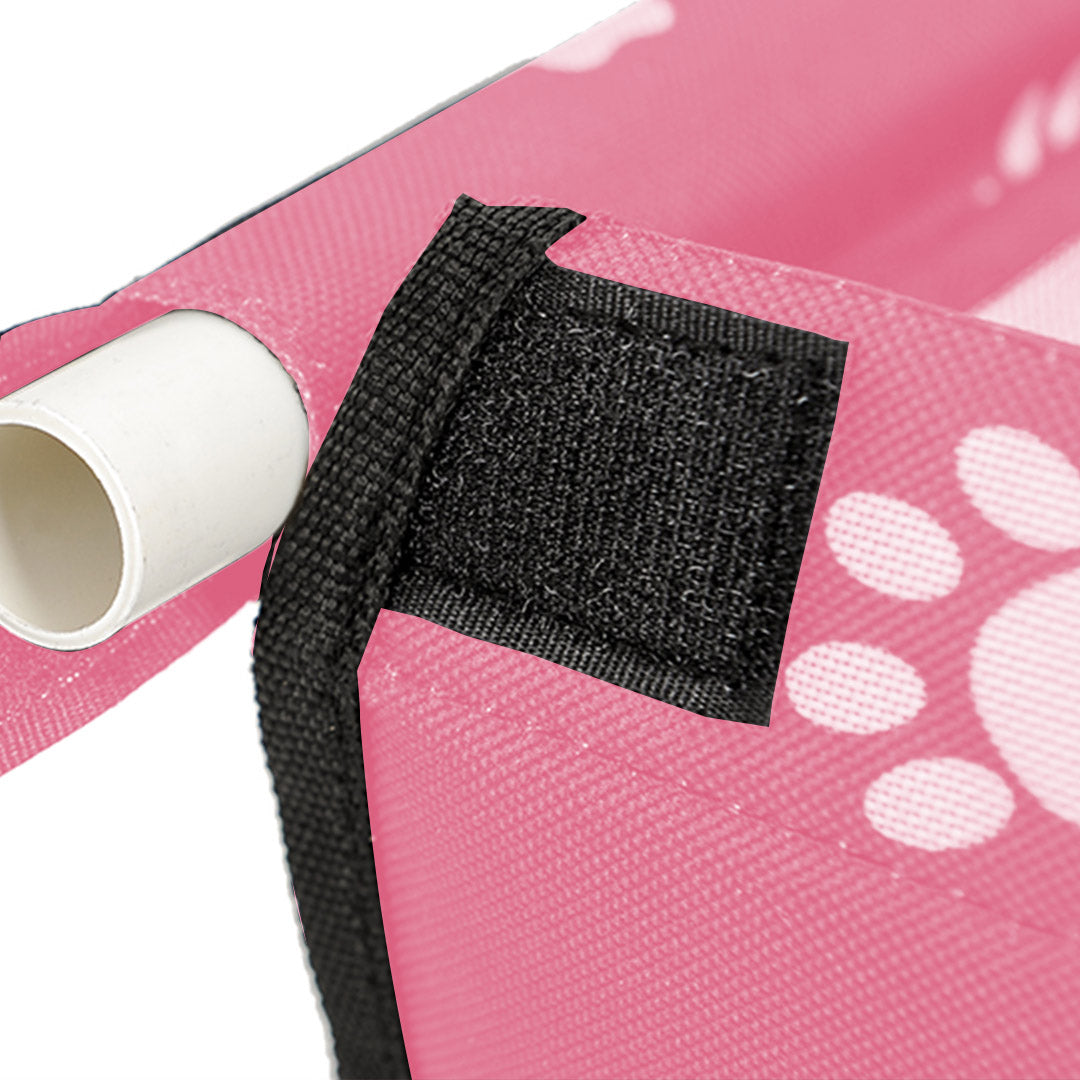 SOGA Waterproof Pet Booster Car Seat Breathable Mesh Safety Travel Portable Dog Carrier Bag Pink-Pet Carriers & Travel Products-PEROZ Accessories