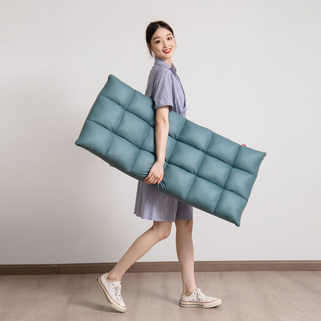 SOGA Green Lounge Floor Recliner Adjustable Gaming Sofa Bed Foldable Indoor Outdoor Backrest Seat Home Office Decor-Recliner Chair-PEROZ Accessories