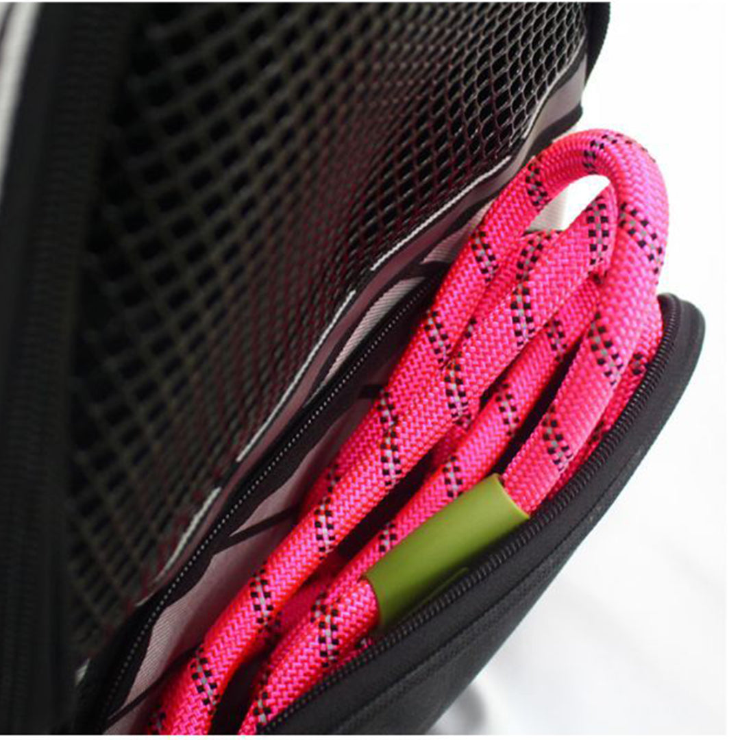 SOGA Red Pet Carrier Backpack Breathable Mesh Portable Safety Travel Essentials Outdoor Bag-Pet Carriers & Travel Products-PEROZ Accessories