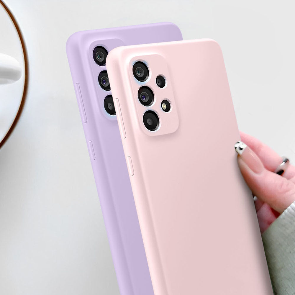 Anymob Samsung Galaxy Phone Case Lavender Crossbody Lanyard- A10 51 71 22 32 325F 326B 24 52 52S 72 10S 20S 30S 21S 13 33 53 73-Mobile Phone Cases-PEROZ Accessories