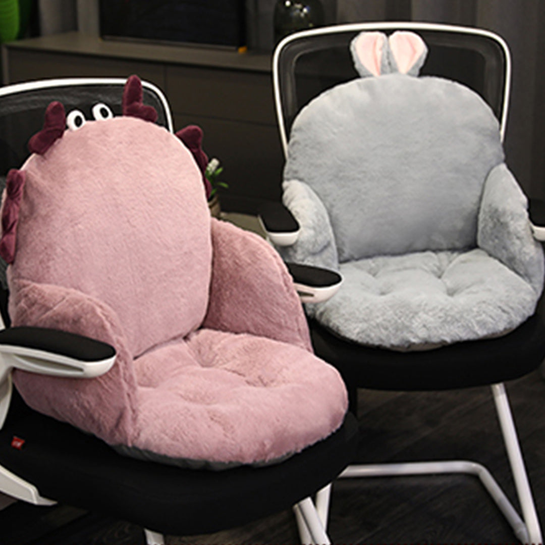 SOGA 2X Purple Crab Shape Cushion Soft Leaning Bedside Pad Sedentary Plushie Pillow Home Decor-Chair & Sofa Cushions-PEROZ Accessories