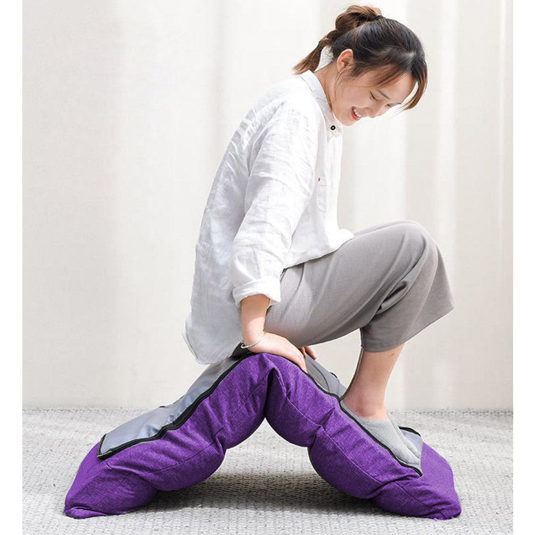 SOGA Lounge Floor Recliner Adjustable Lazy Sofa Bed Folding Game Chair Purple-Recliner Chair-PEROZ Accessories