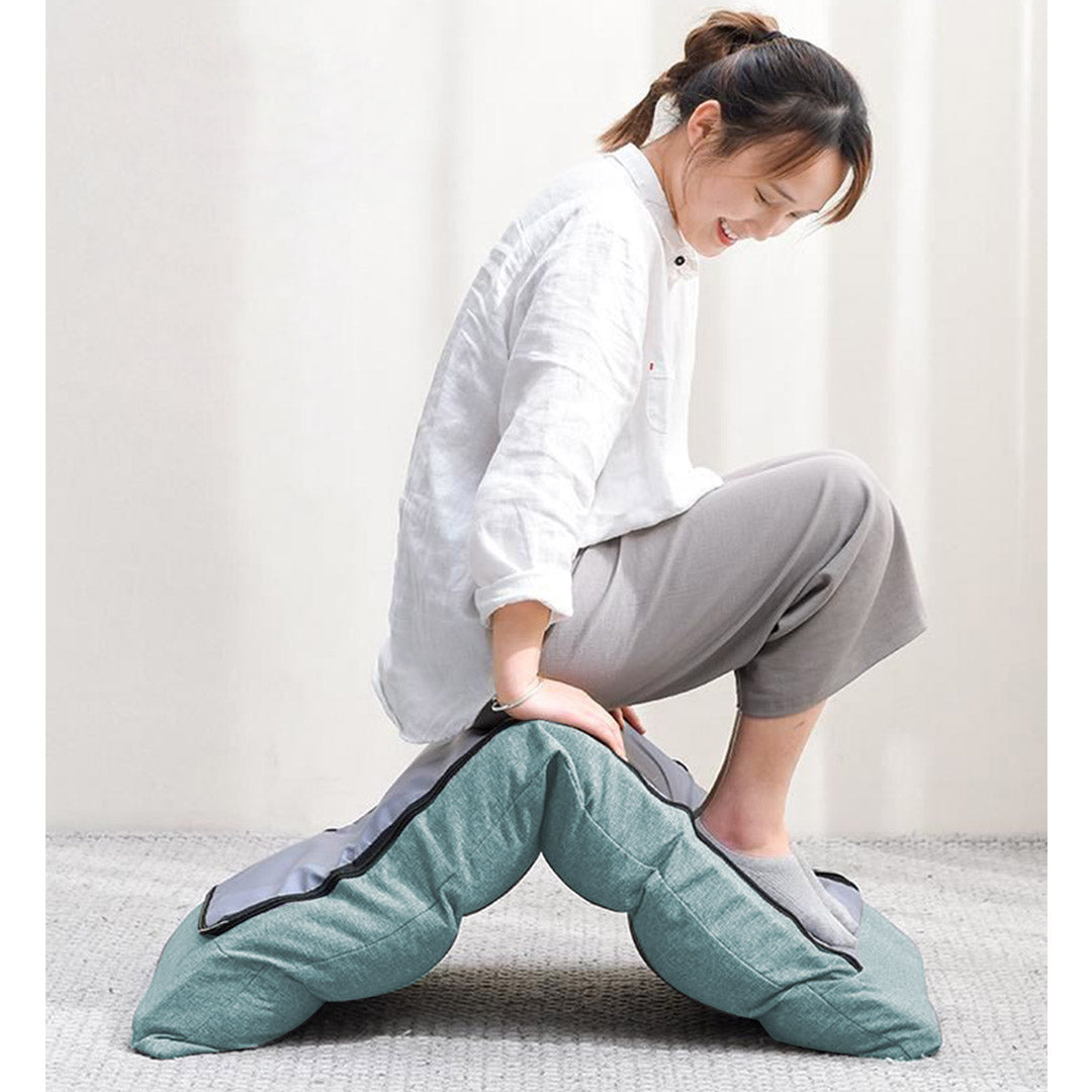 SOGA 2X Lounge Floor Recliner Adjustable Lazy Sofa Bed Folding Game Chair Mint Green-Recliner Chair-PEROZ Accessories