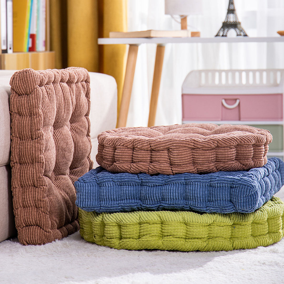 SOGA 2X Coffee Square Cushion Soft Leaning Plush Backrest Throw Seat Pillow Home Office Decor-Chair & Sofa Cushions-PEROZ Accessories