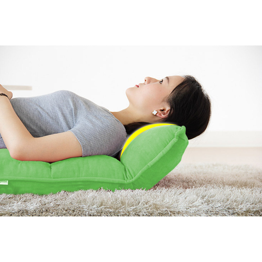 SOGA Foldable Tatami Floor Sofa Bed Meditation Lounge Chair Recliner Lazy Couch Green-Recliner Chair-PEROZ Accessories