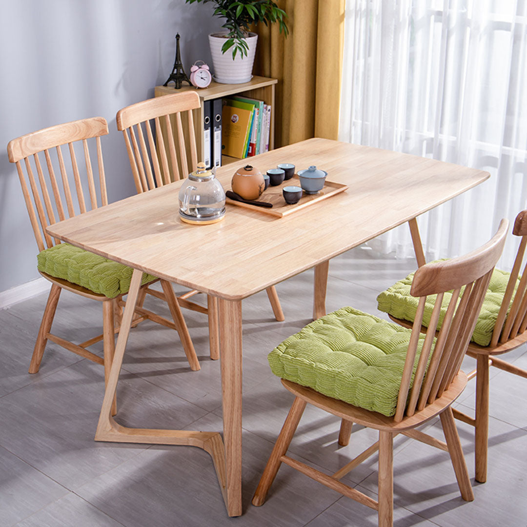 SOGA 4X Green Square Cushion Soft Leaning Plush Backrest Throw Seat Pillow Home Office Sofa Decor-Chair & Sofa Cushions-PEROZ Accessories