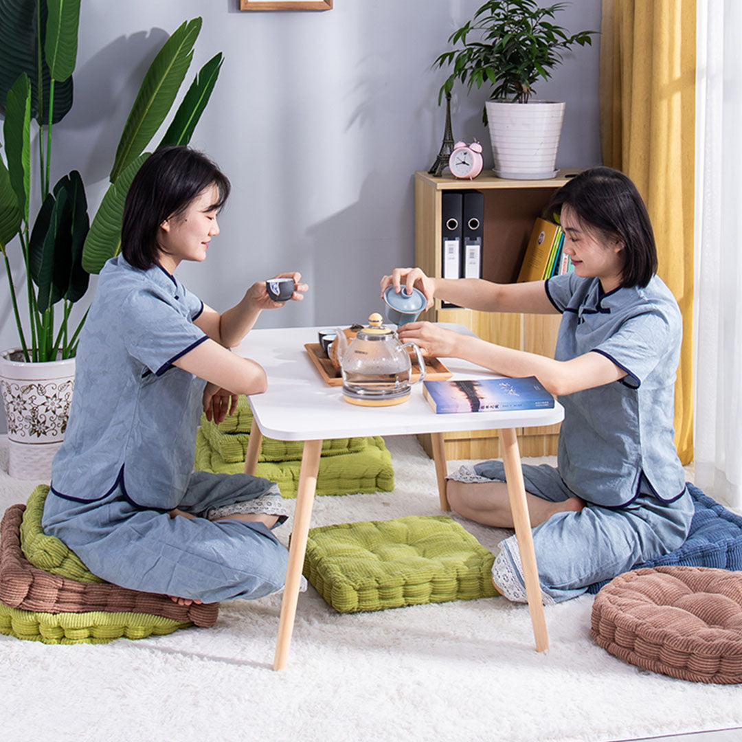 SOGA 4X Green Square Cushion Soft Leaning Plush Backrest Throw Seat Pillow Home Office Sofa Decor-Chair & Sofa Cushions-PEROZ Accessories